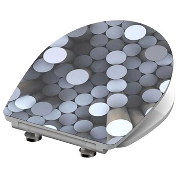 

SCHÜTTE Záchodové prkénko pomalé zavírání ROUND DIPS