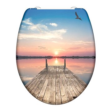 

SCHÜTTE Záchodové prkénko pomalé zavírání SUNSET SKY