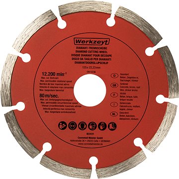 

WERKZEYT Diamantový řezný kotouč 125 mm