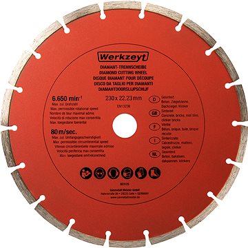 

WERKZEYT Diamantový řezný kotouč 230 mm