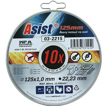 

ASIST INOX 115 × 1 mm, 10 ks