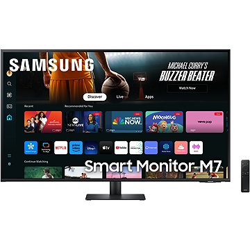 

43" Samsung Smart Monitor M70D Černá