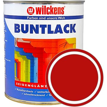 

Wilckens Německá syntetická vrchní barva pololesk Buntlack Seidenglaenzend červená