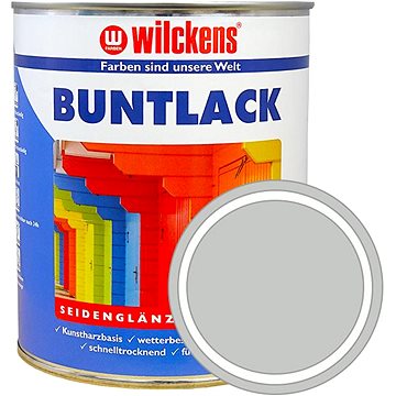 

Wilckens Německá syntetická vrchní barva pololesk Buntlack Seidenglaenzend světle šedá