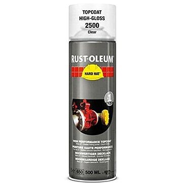 

Rust-Oleum Bezbarvý lak ve spreji Hard Hat 2500 Topcoat Transparent (Clear) 500 ml