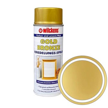 

Wilckens Dekorační barva ve spreji bronzově zlatý efekt Goldbronze Veredelungs 400 ml