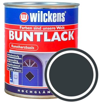 

Wilckens Syntetická vrchní barva vysoký lesk Buntlack Hochglaezend 750 ml, šedá