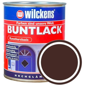 

Wilckens Syntetická vrchní barva vysoký lesk Buntlack Hochglaezend 750 ml, tmavě hnědá