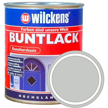 

Wilckens Syntetická vrchní barva vysoký lesk Buntlack Hochglaezend 750 ml, světle šedá
