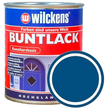 

Wilckens Syntetická vrchní barva vysoký lesk Buntlack Hochglaezend 750 ml, modrá