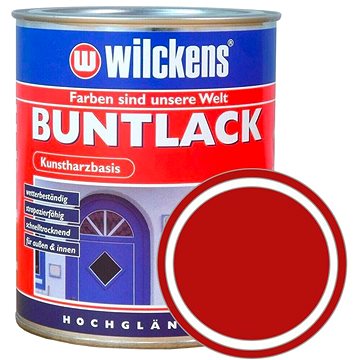 

Wilckens Syntetická vrchní barva vysoký lesk Buntlack Hochglaezend 750 ml, červená