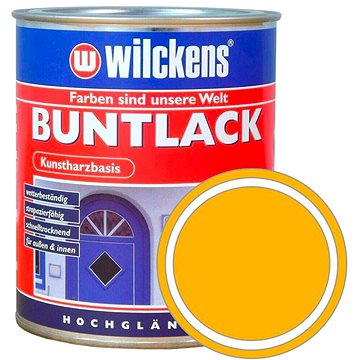 

Wilckens Syntetická vrchní barva vysoký lesk Buntlack Hochglaezend 750 ml, žlutá