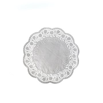 

Wimex Dekorativní krajka kulatá bílá, průměr 14 cm - 100 ks