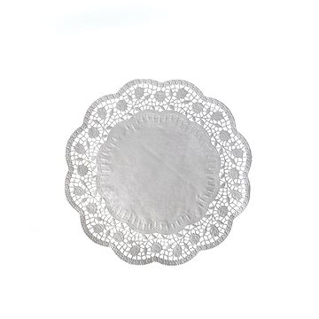 

Wimex Dekorativní krajka kulatá bílá, průměr 16 cm - 100 ks