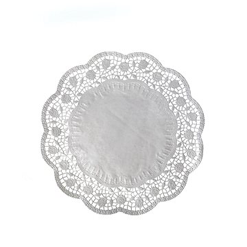 

Wimex Dekorativní krajka kulatá bílá, průměr 22 cm - 100 ks