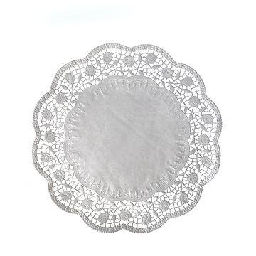 

Wimex Dekorativní krajka kulatá bílá, průměr 26 cm - 100 ks