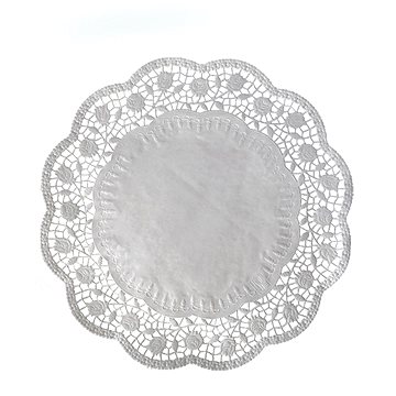 

Wimex Dekorativní krajka kulatá bílá, průměr 28 cm - 100 ks