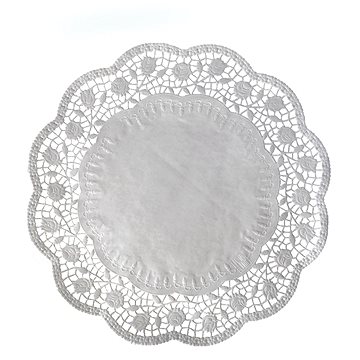 

Wimex Dekorativní krajka kulatá bílá, průměr 34 cm - 100 ks
