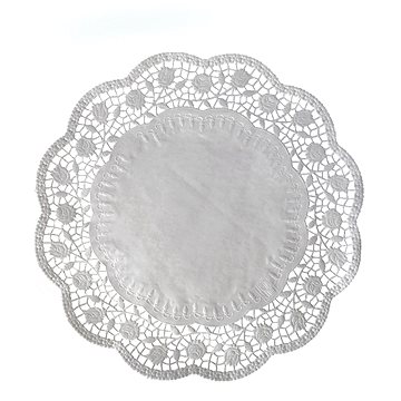 

Wimex Dekorativní krajka kulatá bílá, průměr 30 cm - 6 ks