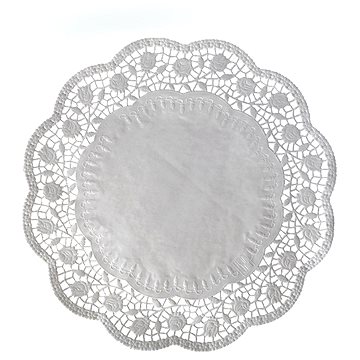 

Wimex Dekorativní krajka kulatá bílá, průměr 36 cm - 6 ks