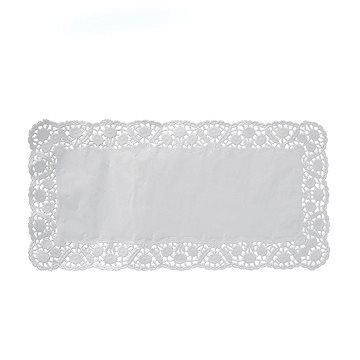 

Wimex Dekorativní krajka hranatá bílá 20 x 40 cm - 100 ks