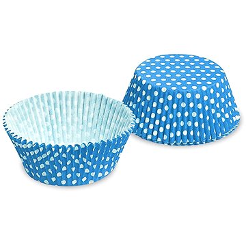 

Wimex Cukrářský košíček Puntíky bílo/modrý průměr 50 × 30 mm - 40 ks