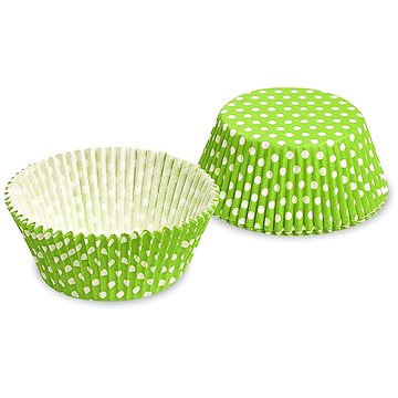 

Wimex Cukrářský košíček Puntíky bílo/žlutozelený průměr 50 × 30 mm - 40 ks