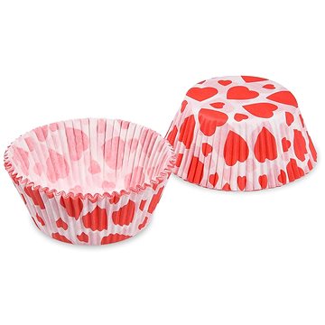

Wimex Cukrářský košíček červené srdíčko průměr 50 × 30 mm - 40 ks