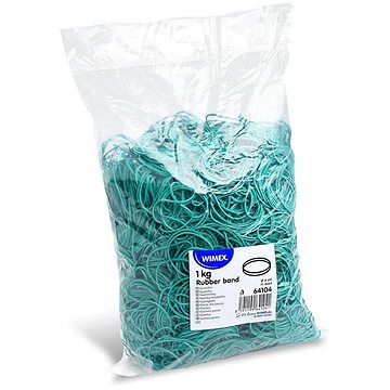 

Wimex Gumičky průměr 4 cm/šíře 1 mm/1 kg - zelené