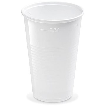 

Wimex Kelímek plastový bílý 0,5 l, průměr 95 mm, 50 ks