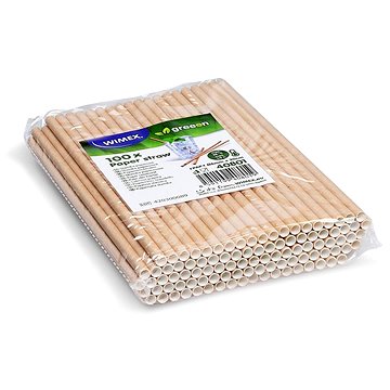 

Wimex Brčka Jumbo 200 mm / 6 mm papírové natural 100 ks