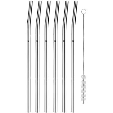 

WMF nerezová brčka 24 cm 6 ks + kartáček Baric 608966040