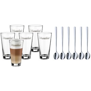 

WMF 996269999 Set na Latte Macchiato, sklenice + lžičky 6ks