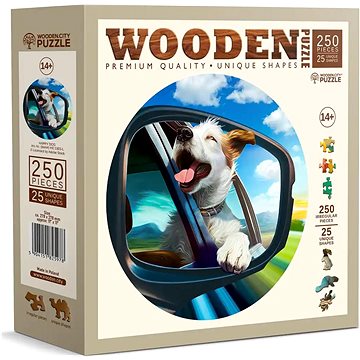 

WOODEN CITY Dřevěné puzzle Veselý pes 250 dílků