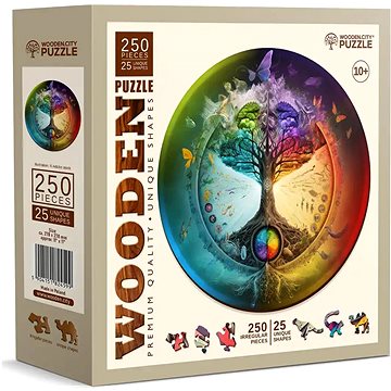 

WOODEN CITY Dřevěné puzzle Strom života 250 dílků