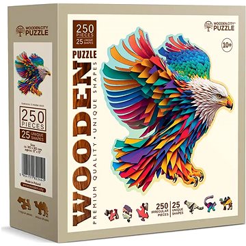 

WOODEN CITY Dřevěné puzzle Bystrý orel 250 dílků