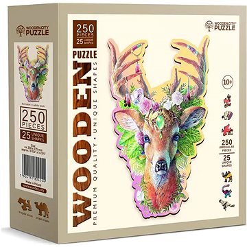 

WOODEN CITY Dřevěné puzzle Módní jelen 250 dílků