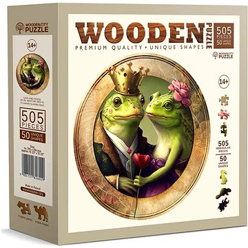 

WOODEN CITY Dřevěné puzzle Láska a žáby 505 dílků