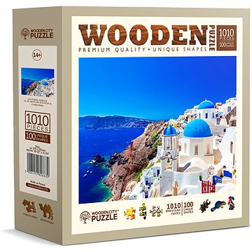 

WOODEN CITY Dřevěné puzzle Santorini, Řecko 1010 dílků