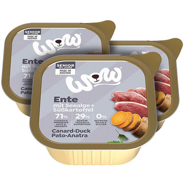 

WOW paštika Kachna s batáty Senior 3 × 150 g