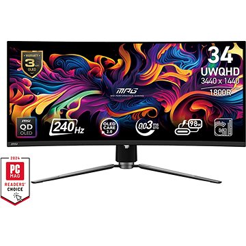 

34" MSI MPG 341CQPX QD-OLED