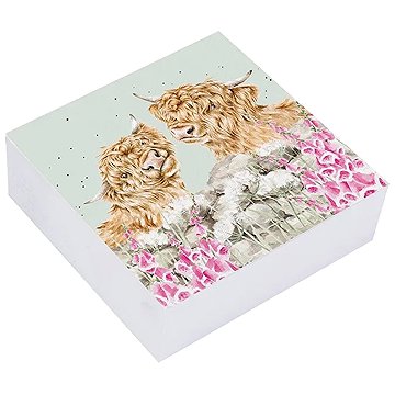 Wrendale Designs Samolepicí bloček Krávy