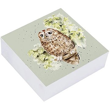 Wrendale Designs Samolepicí bloček Sova