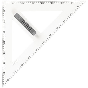 

WISSNER magnetický tabulový trojúhelník 45°, 60 cm, bílý