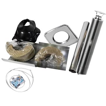 

HARVIA Komín do sauny WHP1500 Steel - SET, chrom