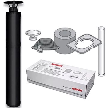 

HARVIA Komín do sauny WHP1500 Steel - SET, černý