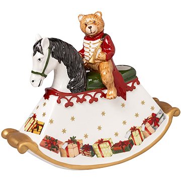 

VILLEROY & BOCH Vánoční dekorace - porcelánový houpací kůň, kolekce Christmas Toys