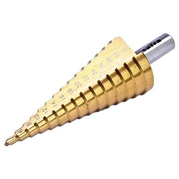 

SATRA Kuželový vrták do kovu stupňovitý 4 - 32 mm S-SD432