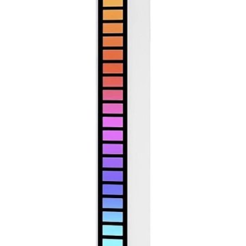 

MDS USB LED hudební světlo s baterií, RGB lišta, bílá
