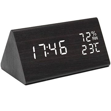 

Verk 01771 Multifunkční digitální hodiny s teploměrem černé